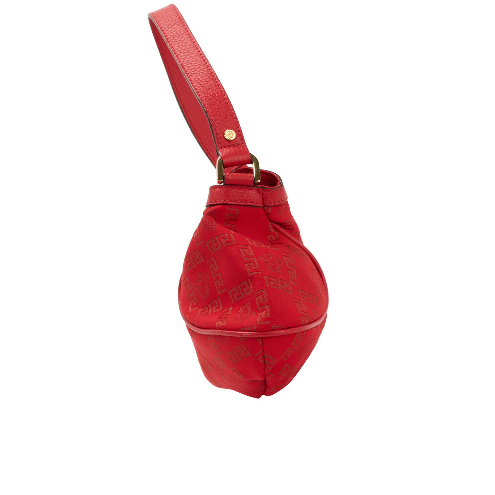 Vintage Shoulder Bag, &pound;195, Handbags, Red, Fabric, Bottom view